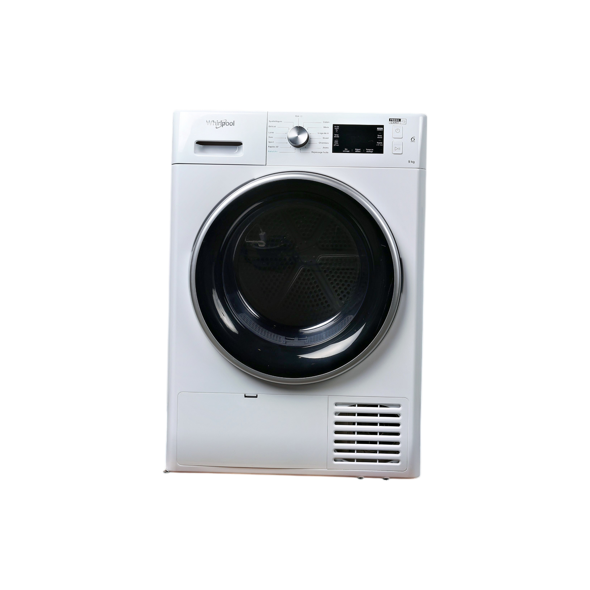 Seche-Linge Pompe À Chaleur 9 kg Reconditionné WHIRLPOOL FFTDNM229X2BSFR : vue de face