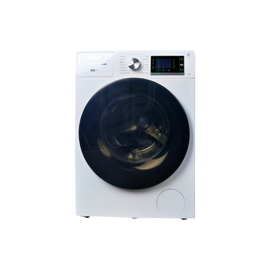 Lave-Linge Hublot 10 kg Reconditionné WHIRLPOOL W8W046WBFR : vue de face