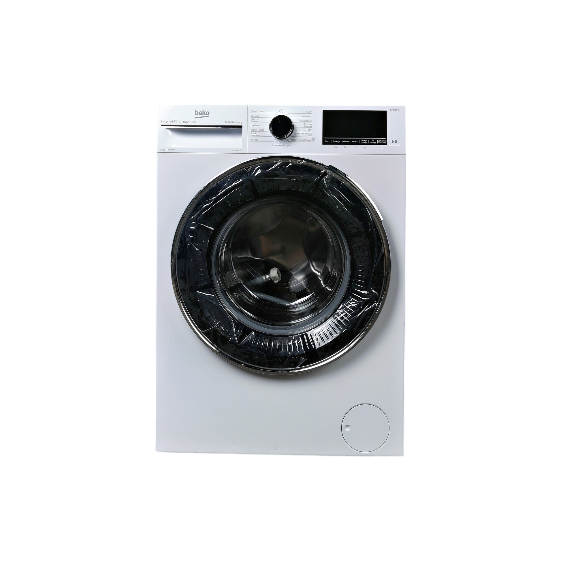Lave-Linge Hublot 9 kg Reconditionné BEKO B5WFT59418W : vue de face