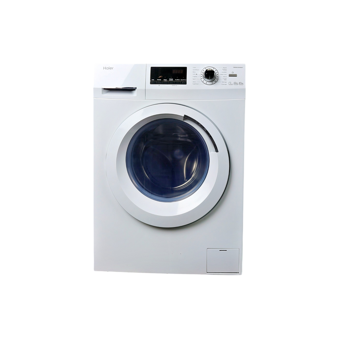 Lave-Linge Sechant 8 kg Reconditionné HAIER HWD80-B14636 : vue de face