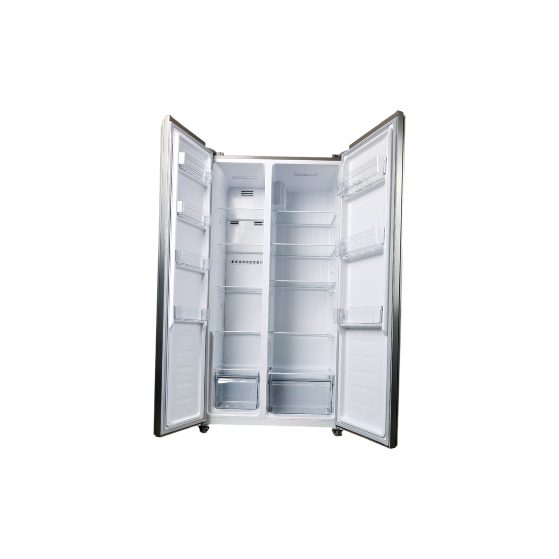 Réfrigérateur Américain 442 L Reconditionné ESSENTIEL B ERAVE180-90V3 : vue de l'intérieur
