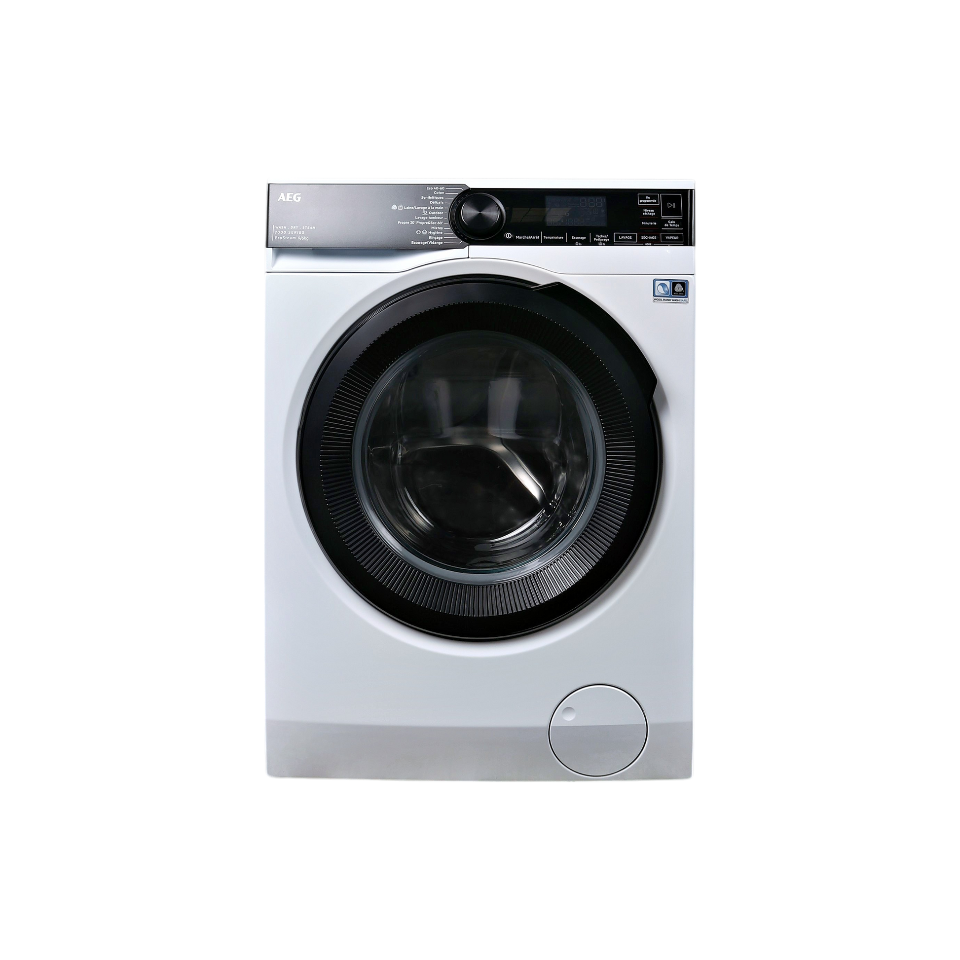 Lave-Linge Sechant 9 kg Reconditionné AEG LWR73A966B : vue de face