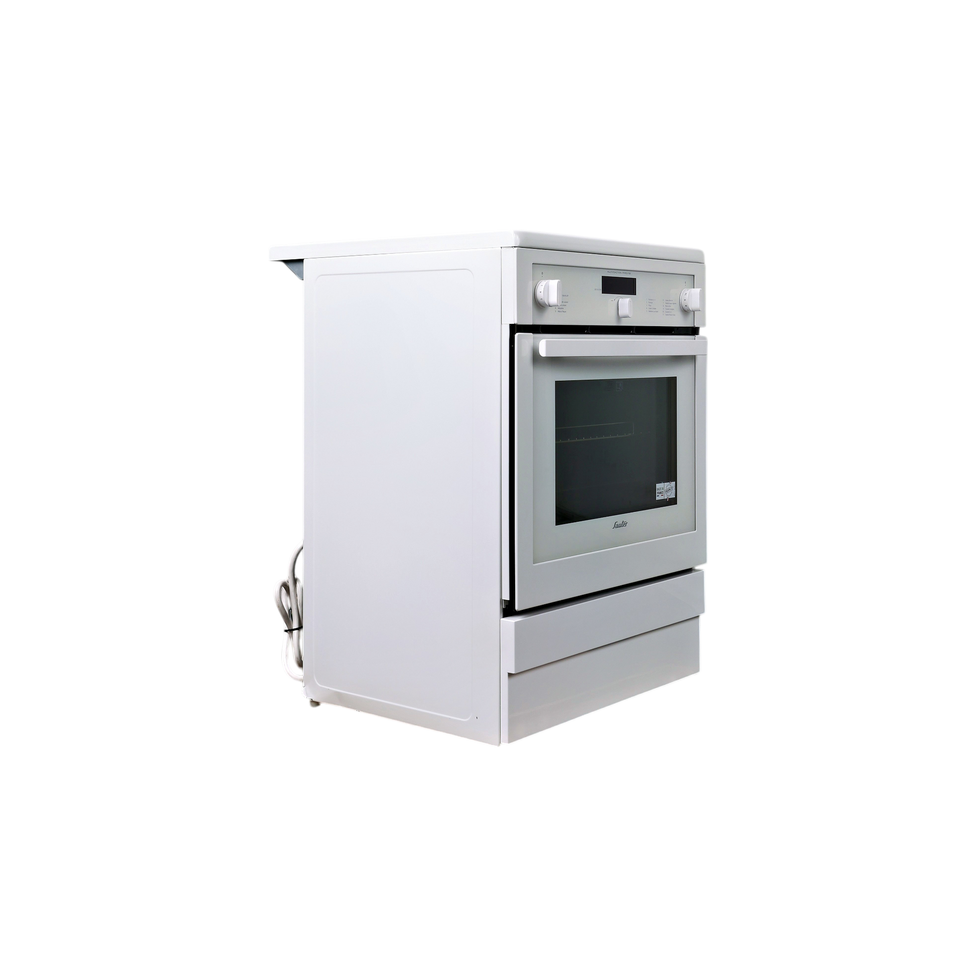 Cuisinière À Induction  Reconditionné SAUTER SCI1214W : vue du côté droit