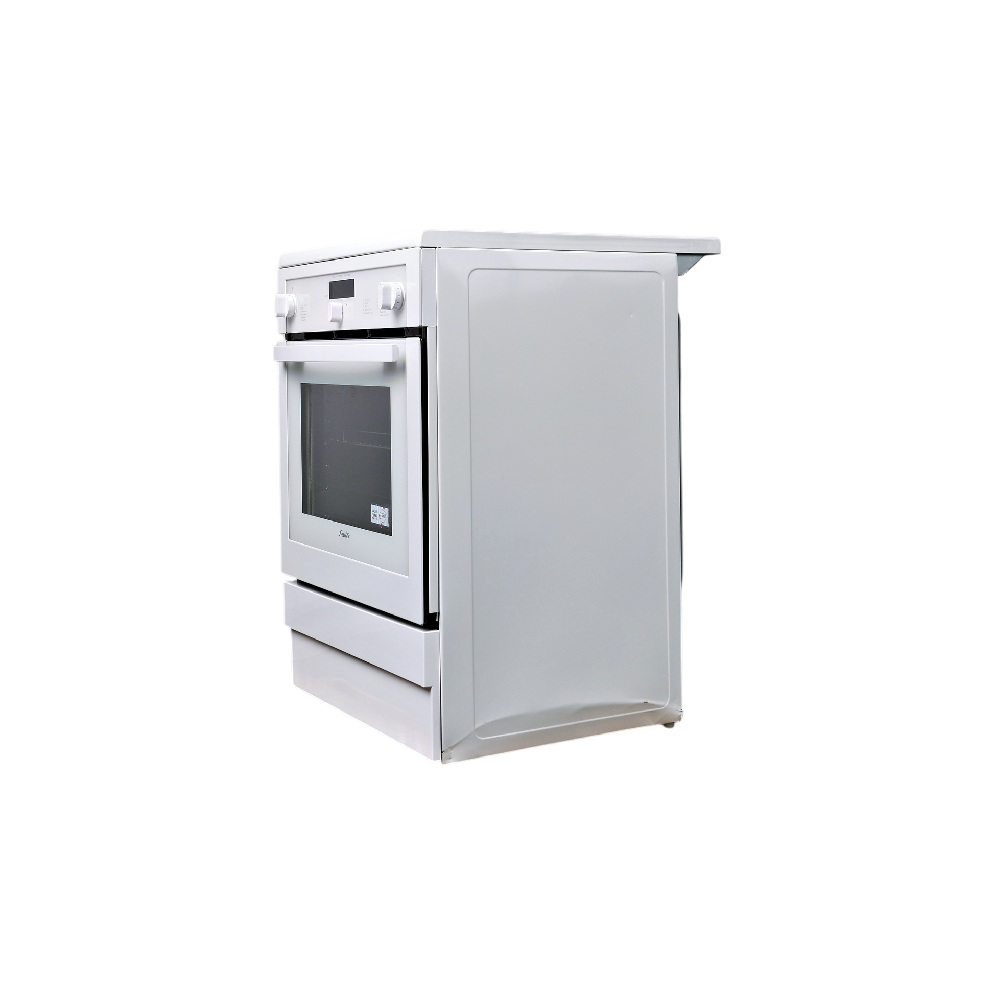 Cuisinière À Induction  Reconditionné SAUTER SCI1214W : vue du côté gauche