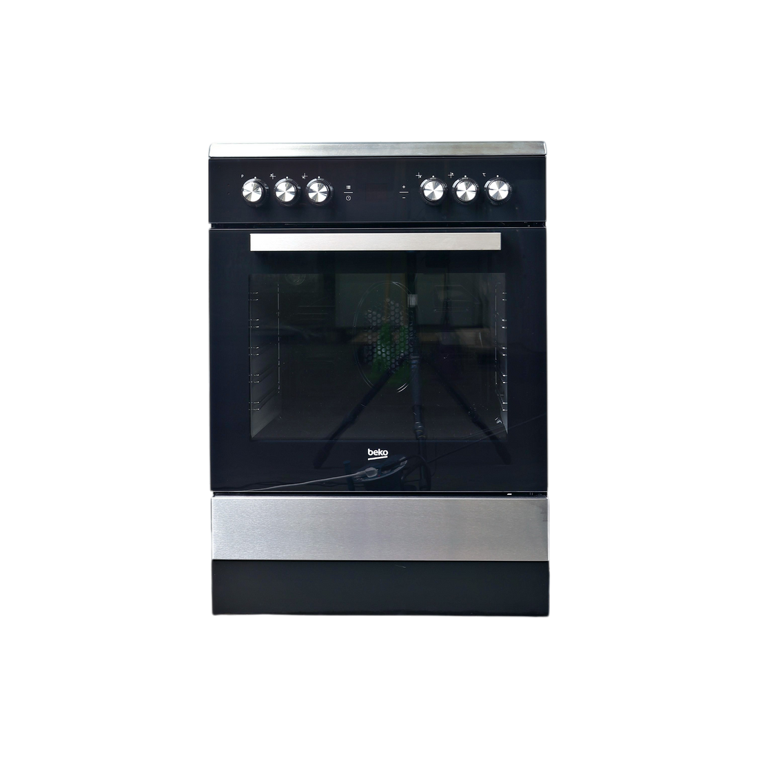 Cuisinière Vitrocéramique  Reconditionné BEKO FSE67301XCS : vue de face