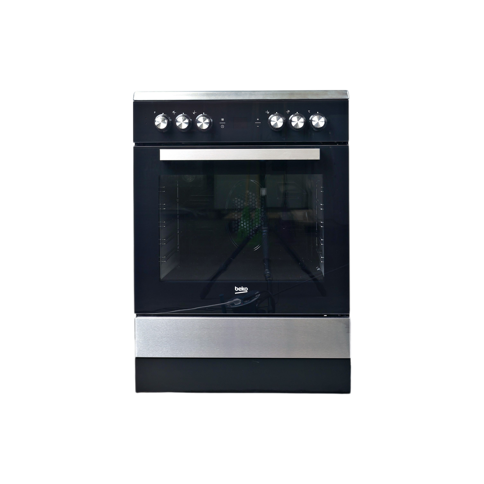 Cuisinière Vitrocéramique  Reconditionné BEKO FSE67301XCS : vue de face
