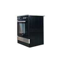 Cuisinière Vitrocéramique  Reconditionné BEKO FSE67301XCS : vue du côté gauche