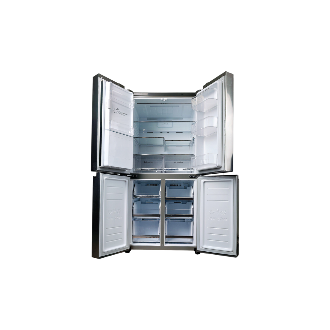 Réfrigérateur Multi-Portes 428 L Reconditionné LG GML844PZKV : vue de l'intérieur