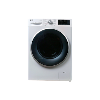Lave-Linge Sechant 8 kg Reconditionné LG F854J71WRH : vue de face