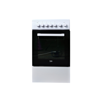 Cuisinière Vitrocéramique  Reconditionné BEKO FSS 57100 GW : vue de face