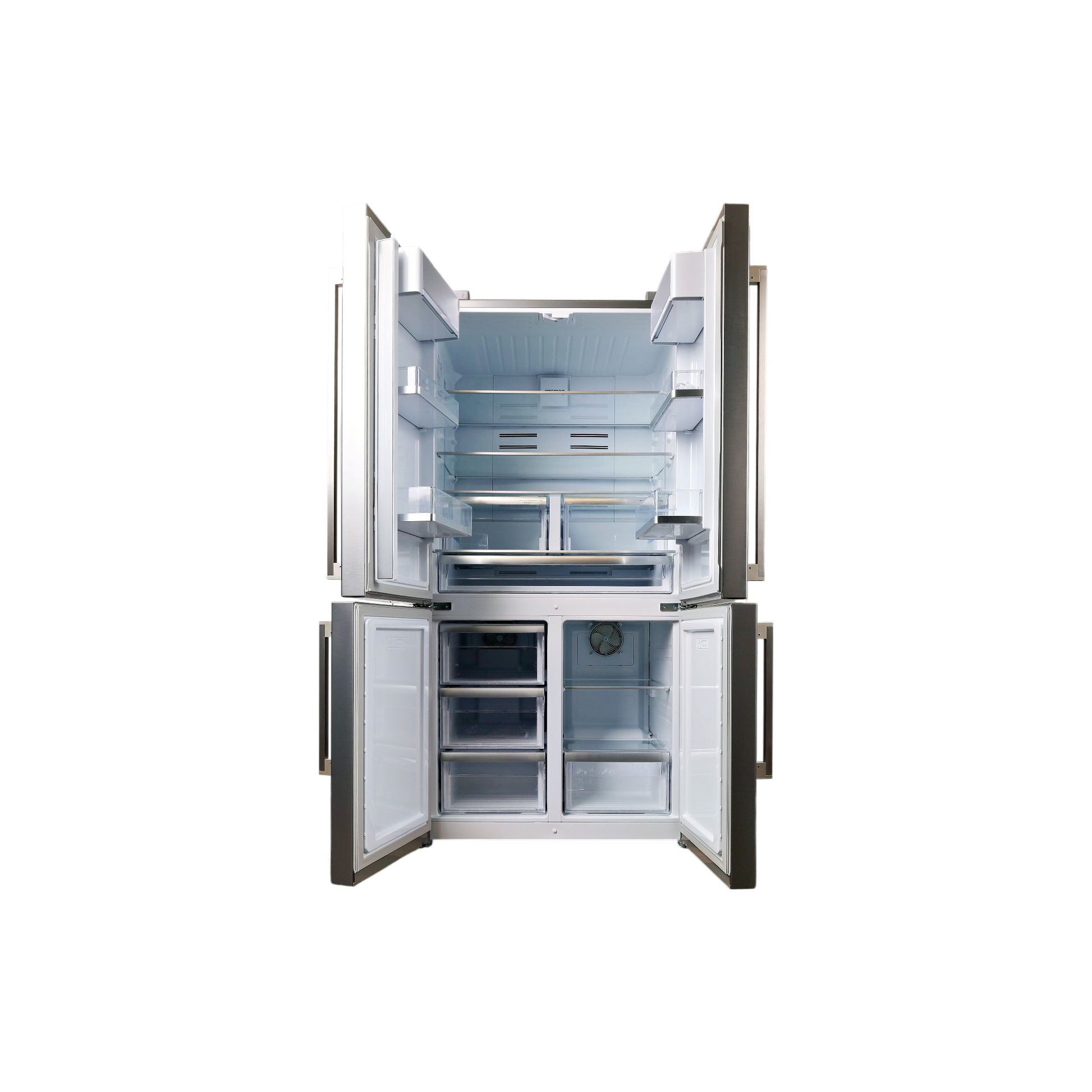 Réfrigérateur Multi-Portes 572 L Reconditionné SMEG FQ60XDE : vue de l'intérieur
