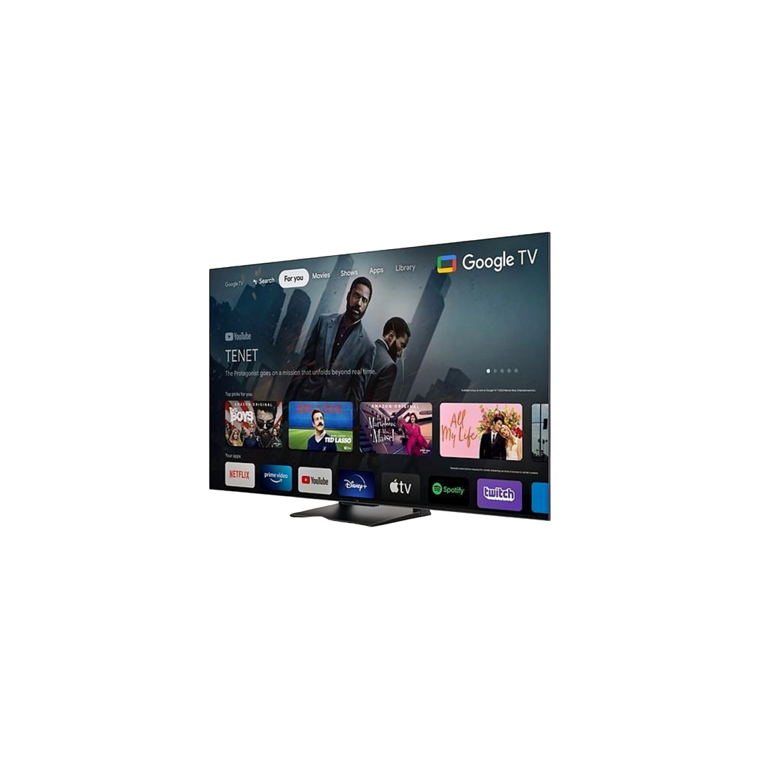 Téléviseur Led  Reconditionné TCL 55C749 139 CM (55") : vue du côté droit