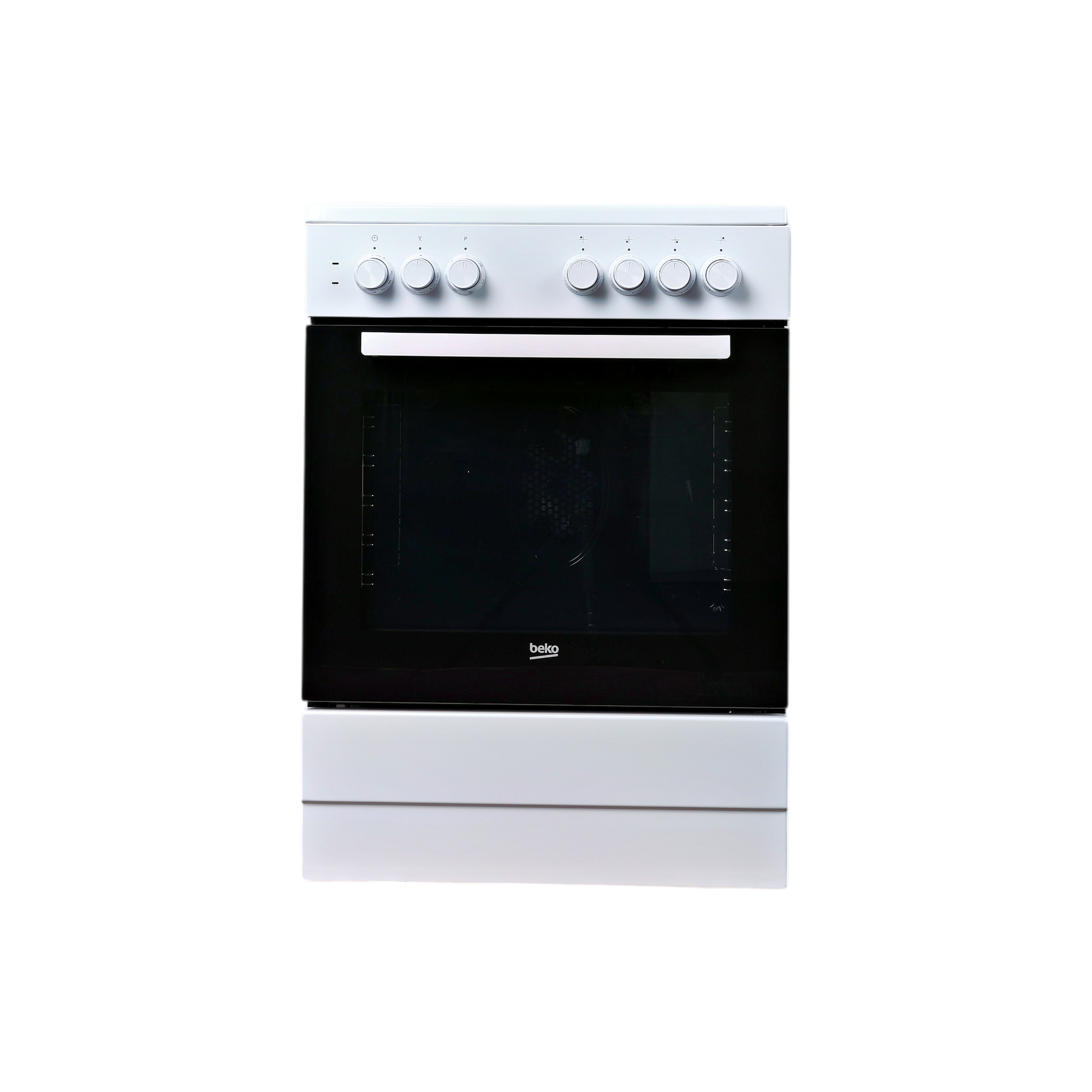 Cuisinière Vitrocéramique  Reconditionné BEKO FSE67100GWS : vue de face