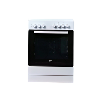 Cuisinière Vitrocéramique  Reconditionné BEKO FSE67100GWS : vue de face