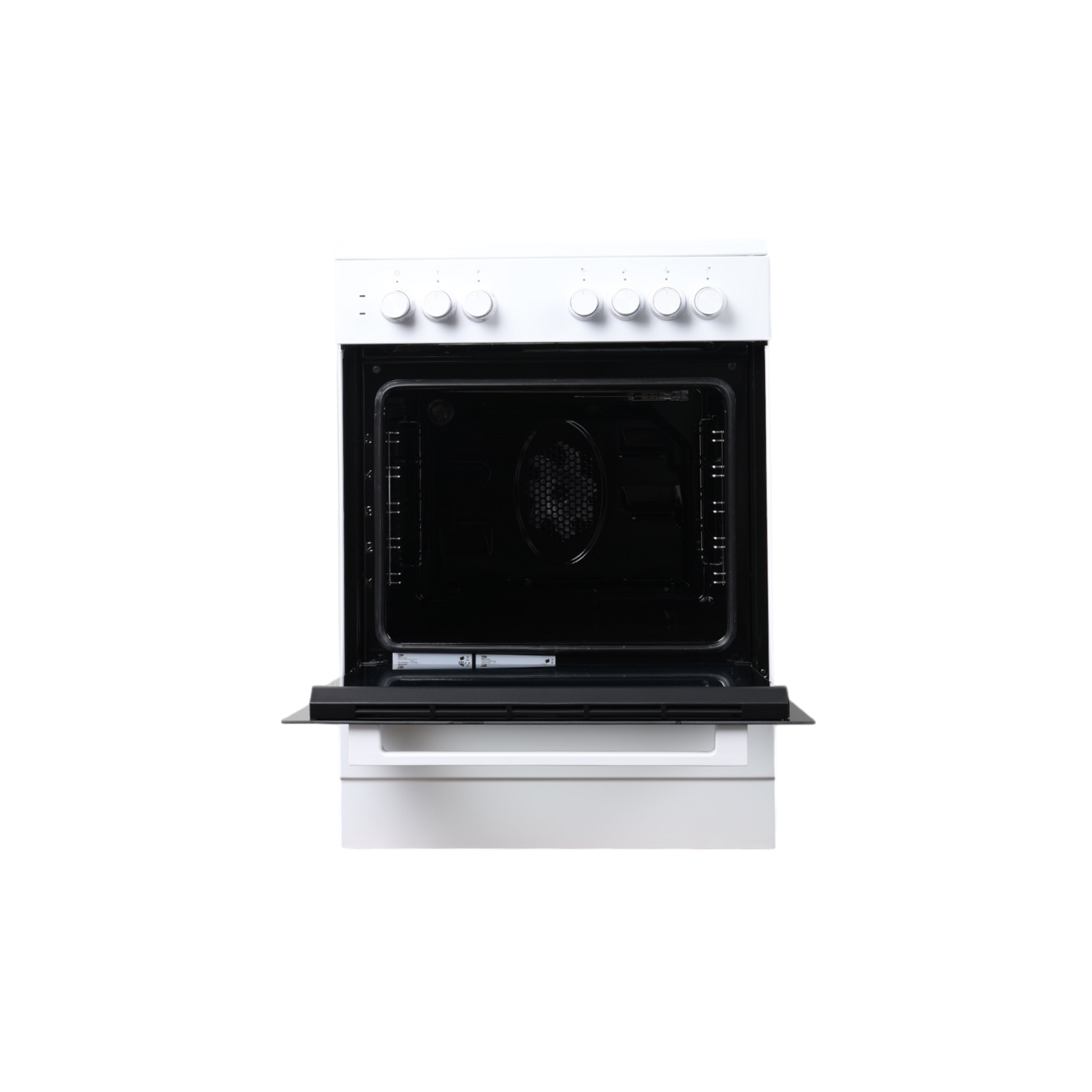 Cuisinière Vitrocéramique  Reconditionné BEKO FSE67100GWS : vue de l'intérieur