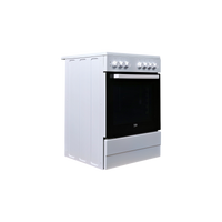 Cuisinière Vitrocéramique  Reconditionné BEKO FSE67100GWS : vue du côté droit