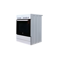 Cuisinière Vitrocéramique  Reconditionné BEKO FSE67100GWS : vue du côté gauche