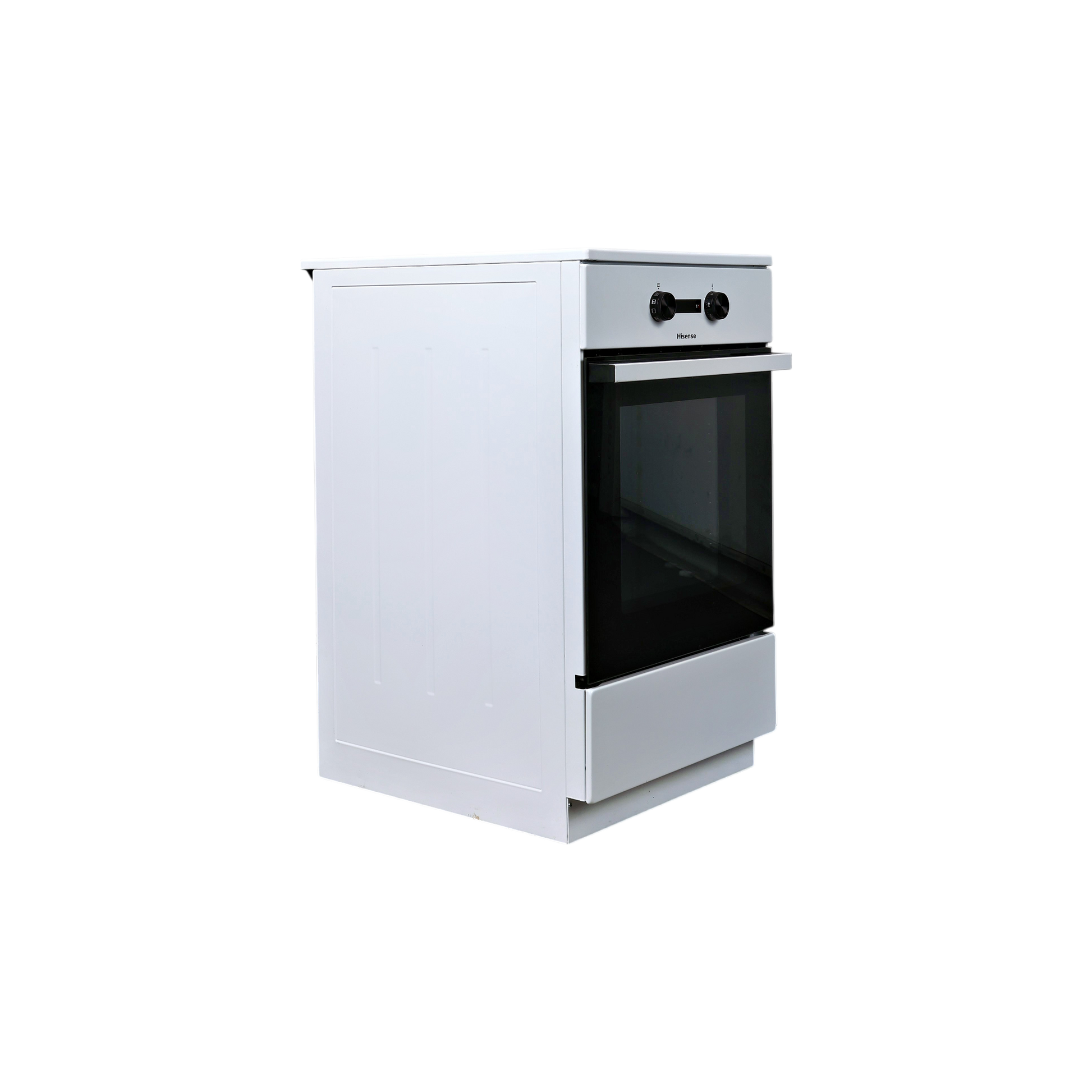 Cuisinière À Induction  Reconditionné HISENSE HEIT5A40WG : vue du côté droit
