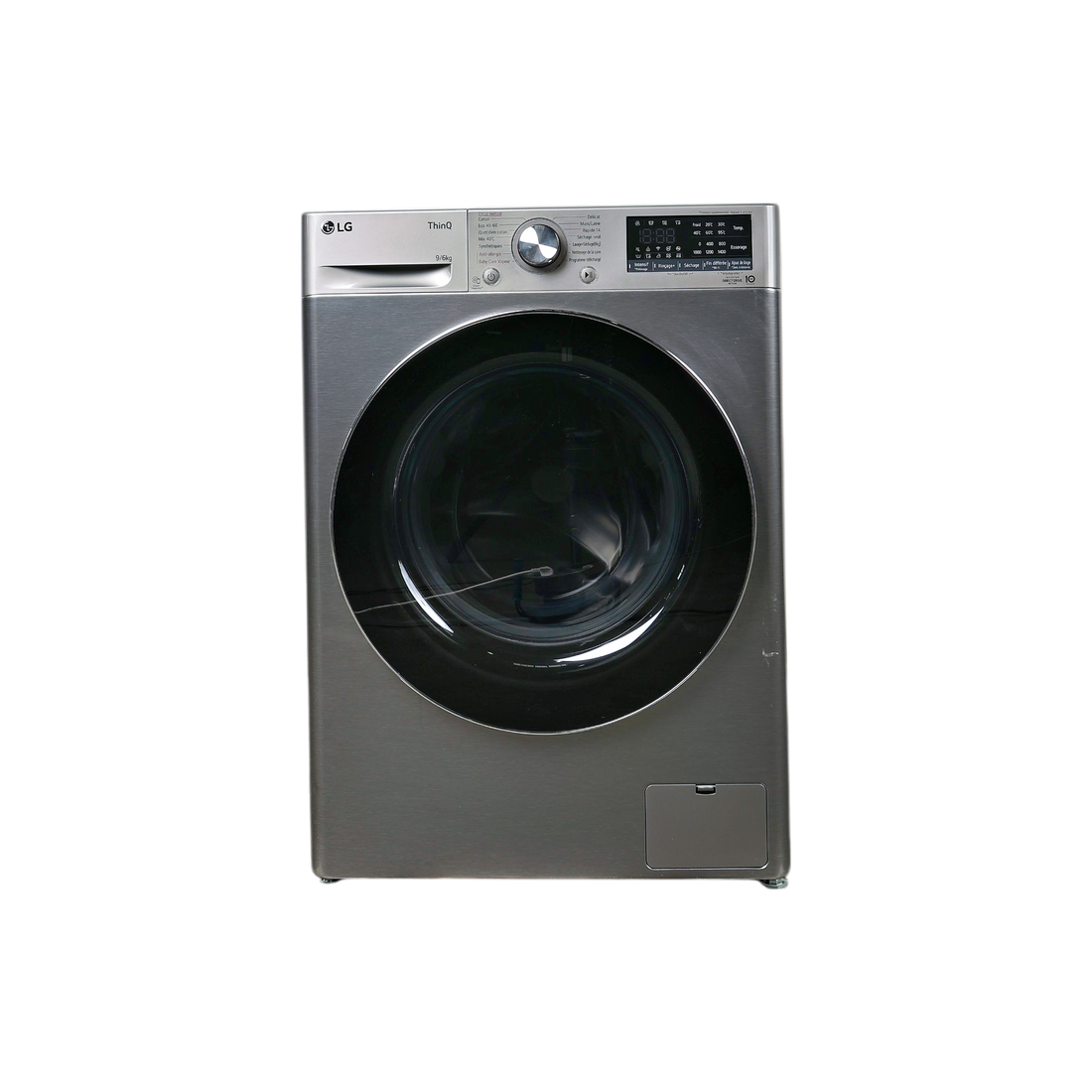 Lave-Linge Sechant 9 kg Reconditionné LG F964V42IXRS : vue de face