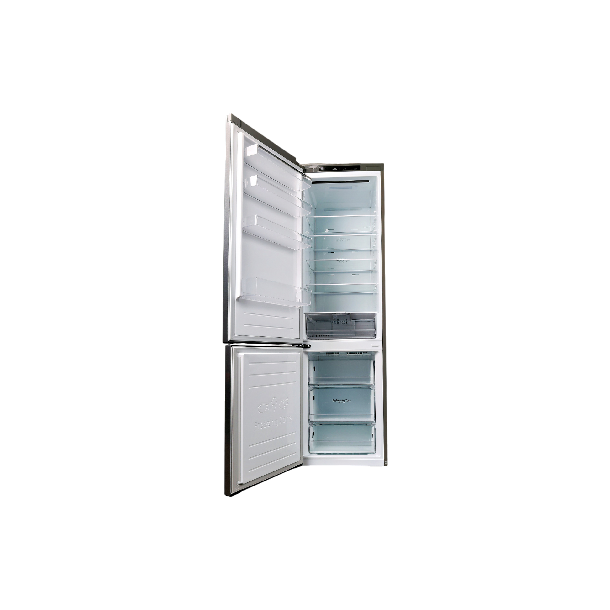 Réfrigérateur Compact 384 L Reconditionné LG GBP62DSSFR : vue de l'intérieur