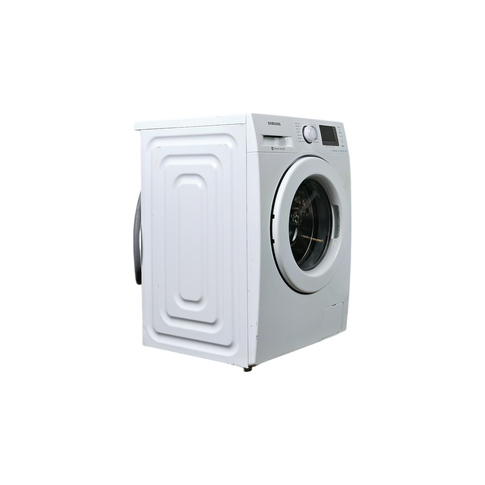 Lave-Linge Hublot 7 kg Reconditionné SAMSUNG WF70F5E3U4W : vue du côté droit