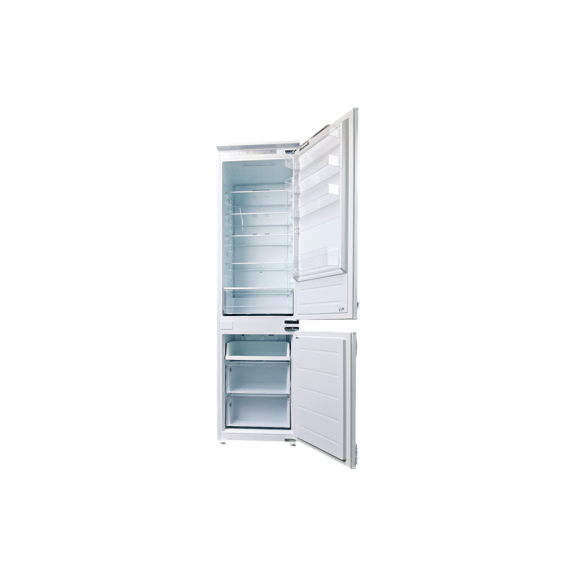 Réfrigérateur Encastrable 300 L Reconditionné BRANDT BIC9454EN : vue de l'intérieur