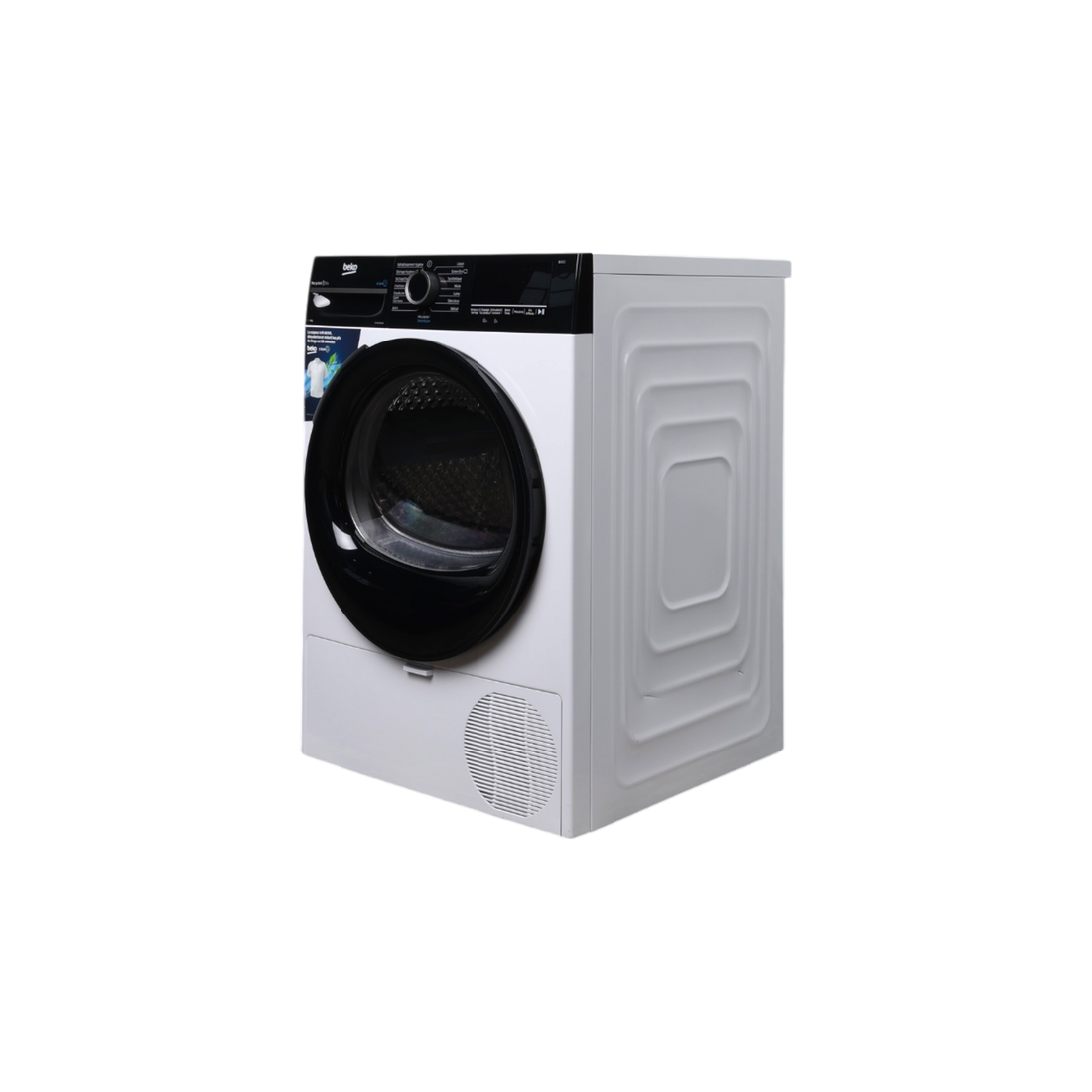 Seche-Linge Pompe À Chaleur 9 kg Reconditionné BEKO D43H29493W : vue du côté gauche