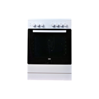 Cuisinière Vitrocéramique  Reconditionné BEKO FSE67100GWS : vue de face