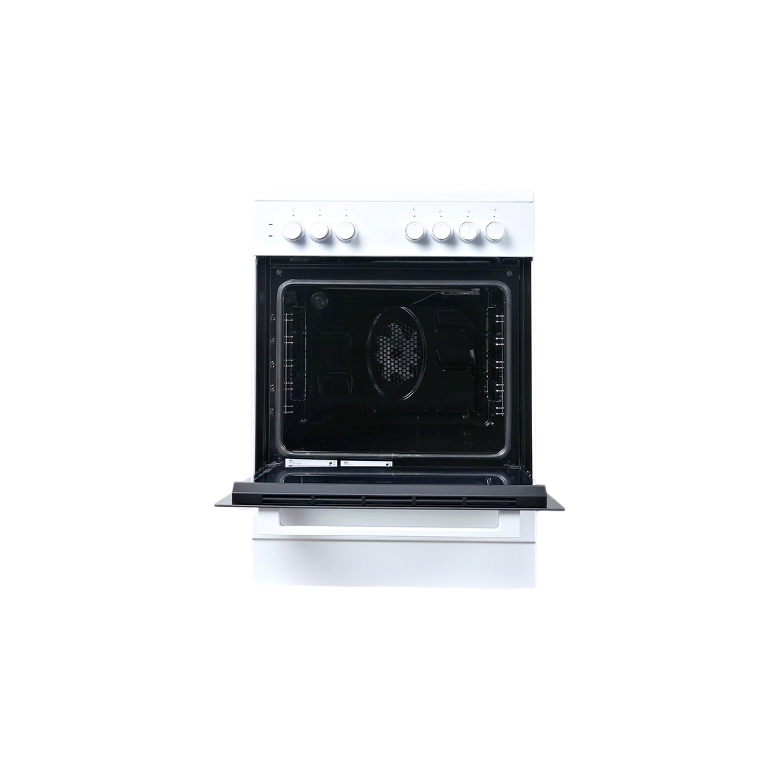 Cuisinière Vitrocéramique  Reconditionné BEKO FSE67100GWS : vue de l'intérieur