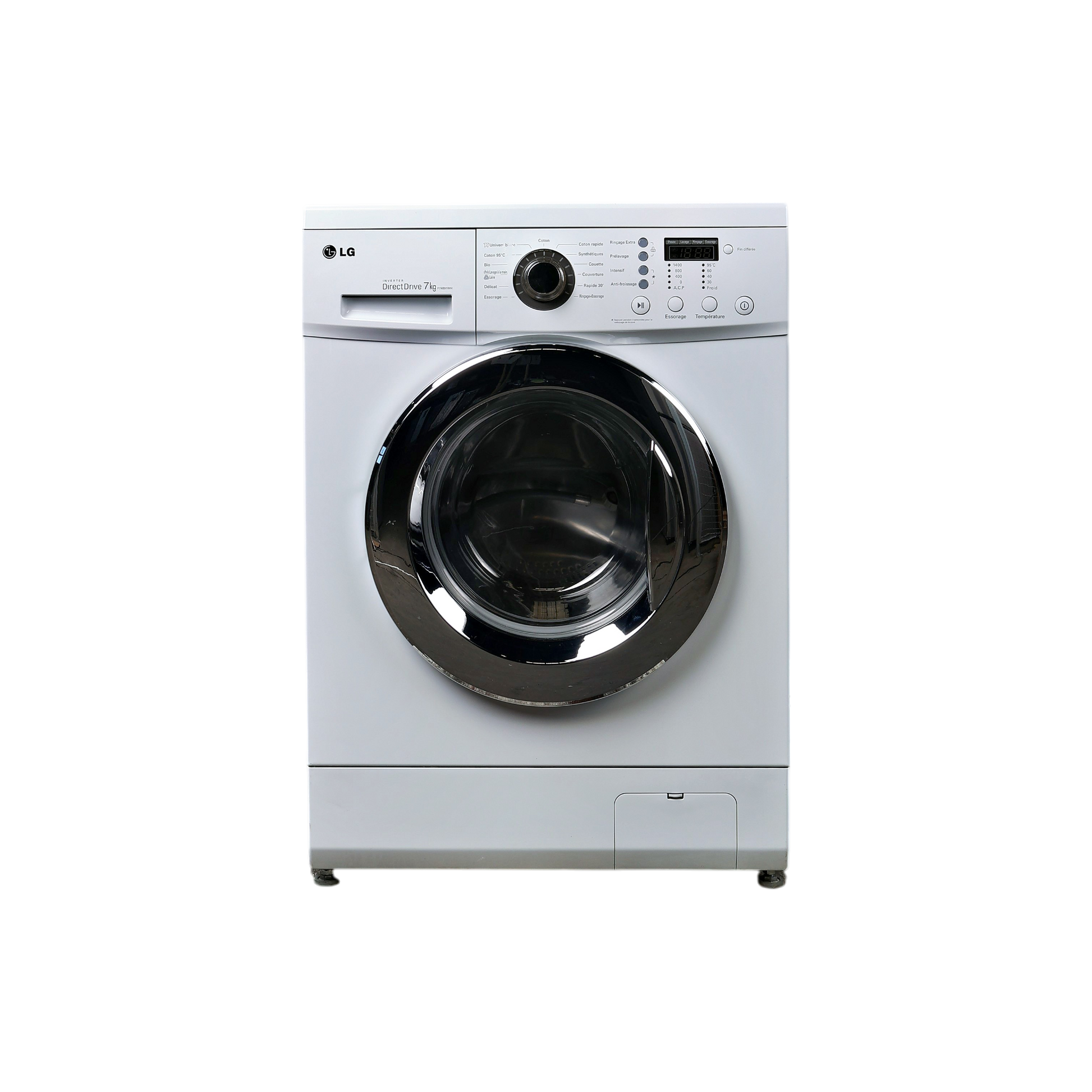 Lave-Linge Hublot 7 kg Reconditionné LG F74891WH : vue de face