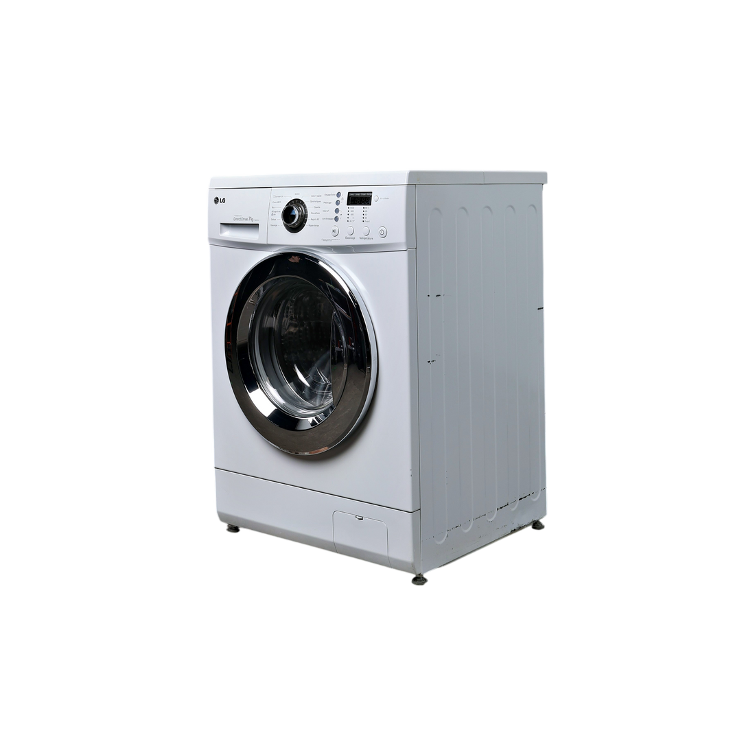 Lave-Linge Hublot 7 kg Reconditionné LG F74891WH : vue du côté gauche