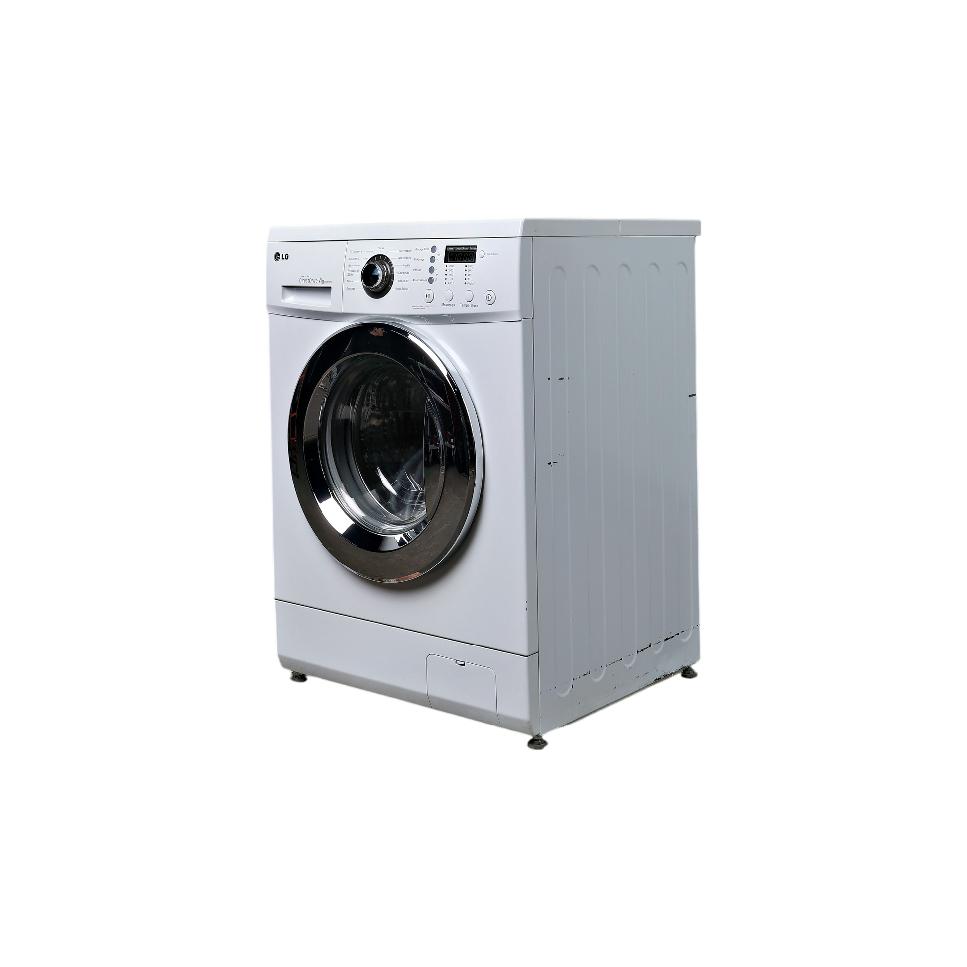 Lave-Linge Hublot 7 kg Reconditionné LG F74891WH : vue du côté gauche