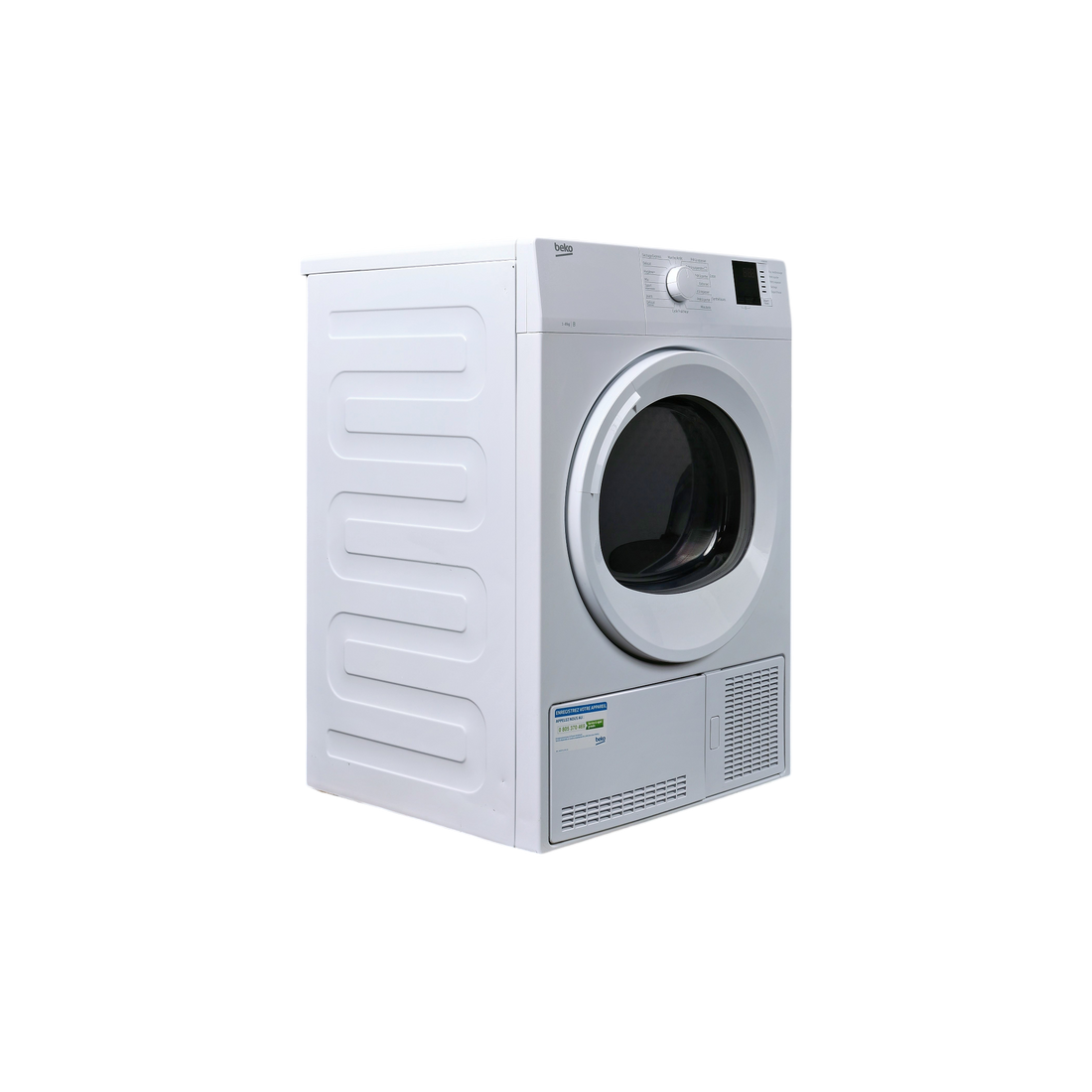 Seche-Linge Condensation 8 kg Reconditionné BEKO DCB816W : vue du côté droit