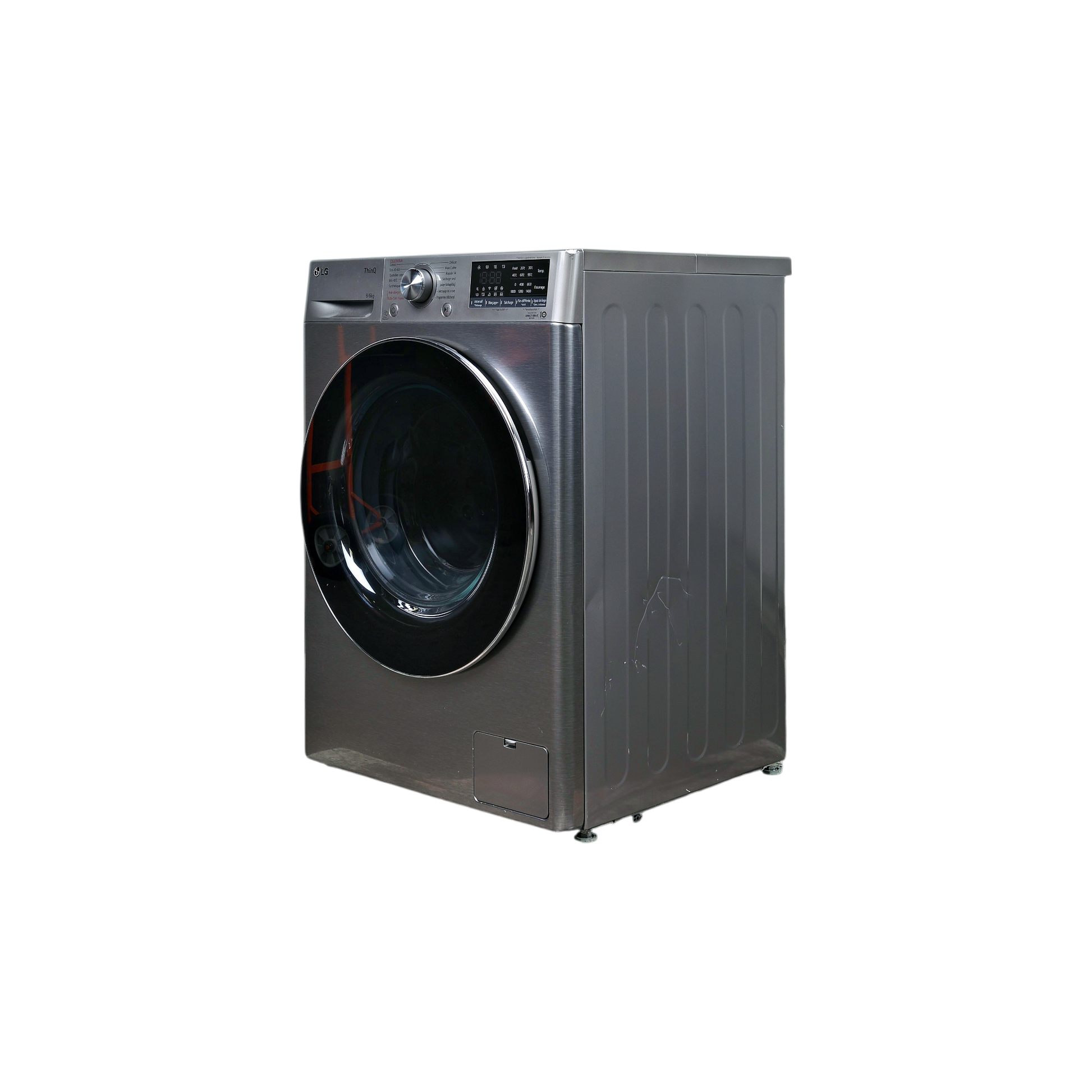 Lave-Linge Sechant 9 kg Reconditionné LG F964V42IXRS : vue du côté gauche