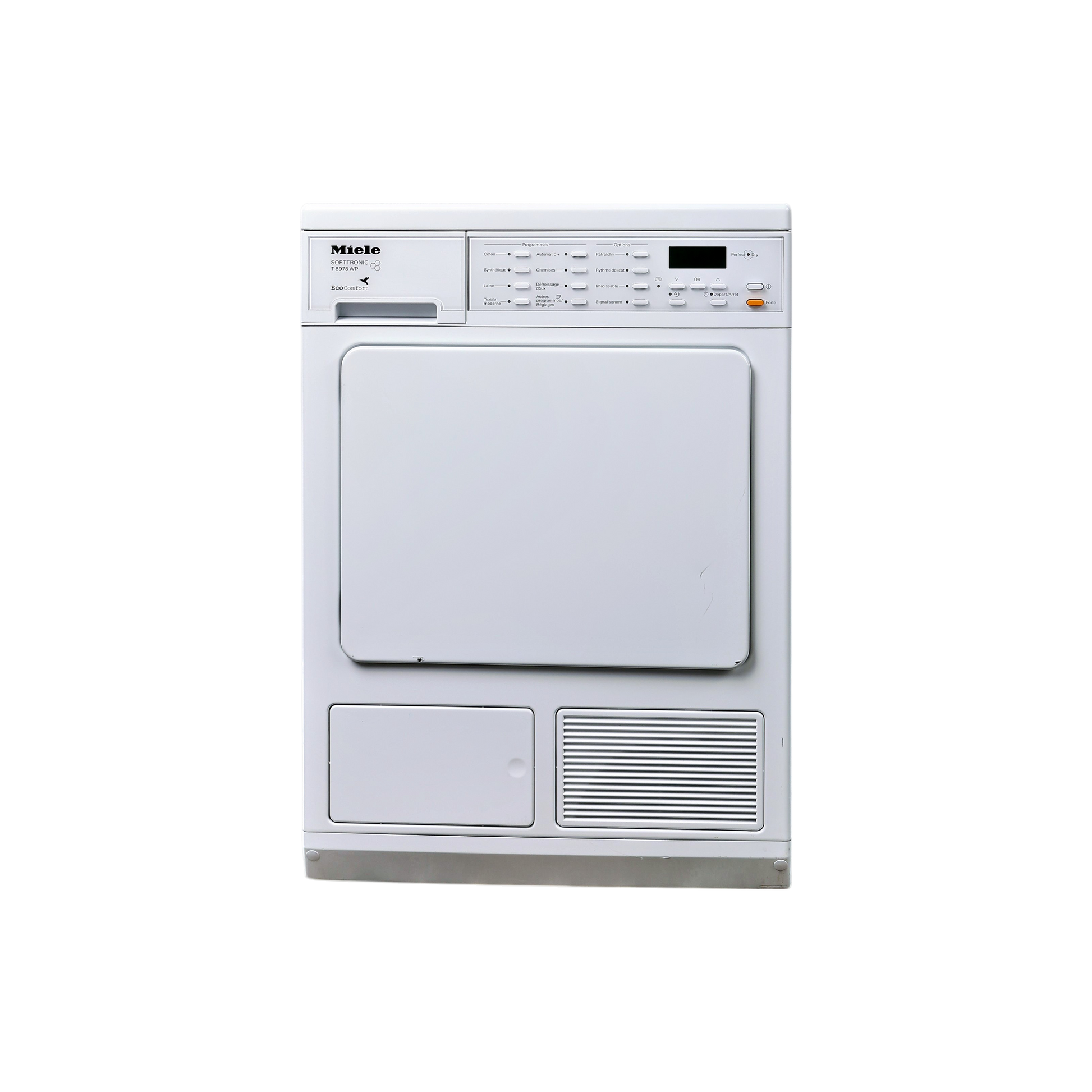 Seche-Linge Pompe À Chaleur 8 kg Reconditionné MIELE T8978WP : vue de face