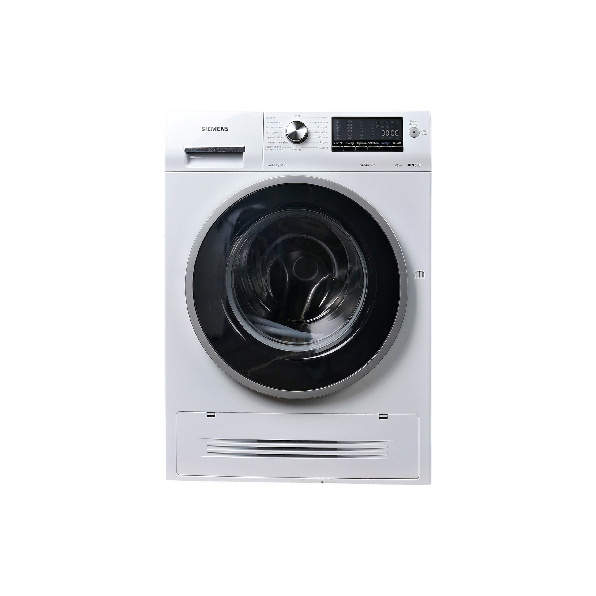 Lave-Linge Sechant 7 kg Reconditionné SIEMENS WD14H464FF : vue de face