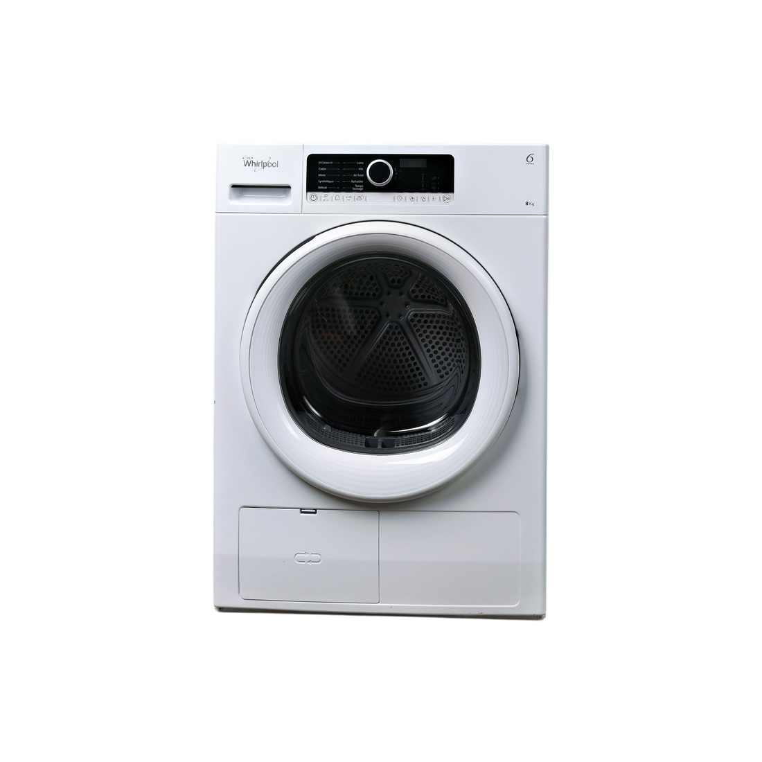 Seche-Linge Pompe À Chaleur 8 kg Reconditionné WHIRLPOOL HSCX 80313 : vue de face
