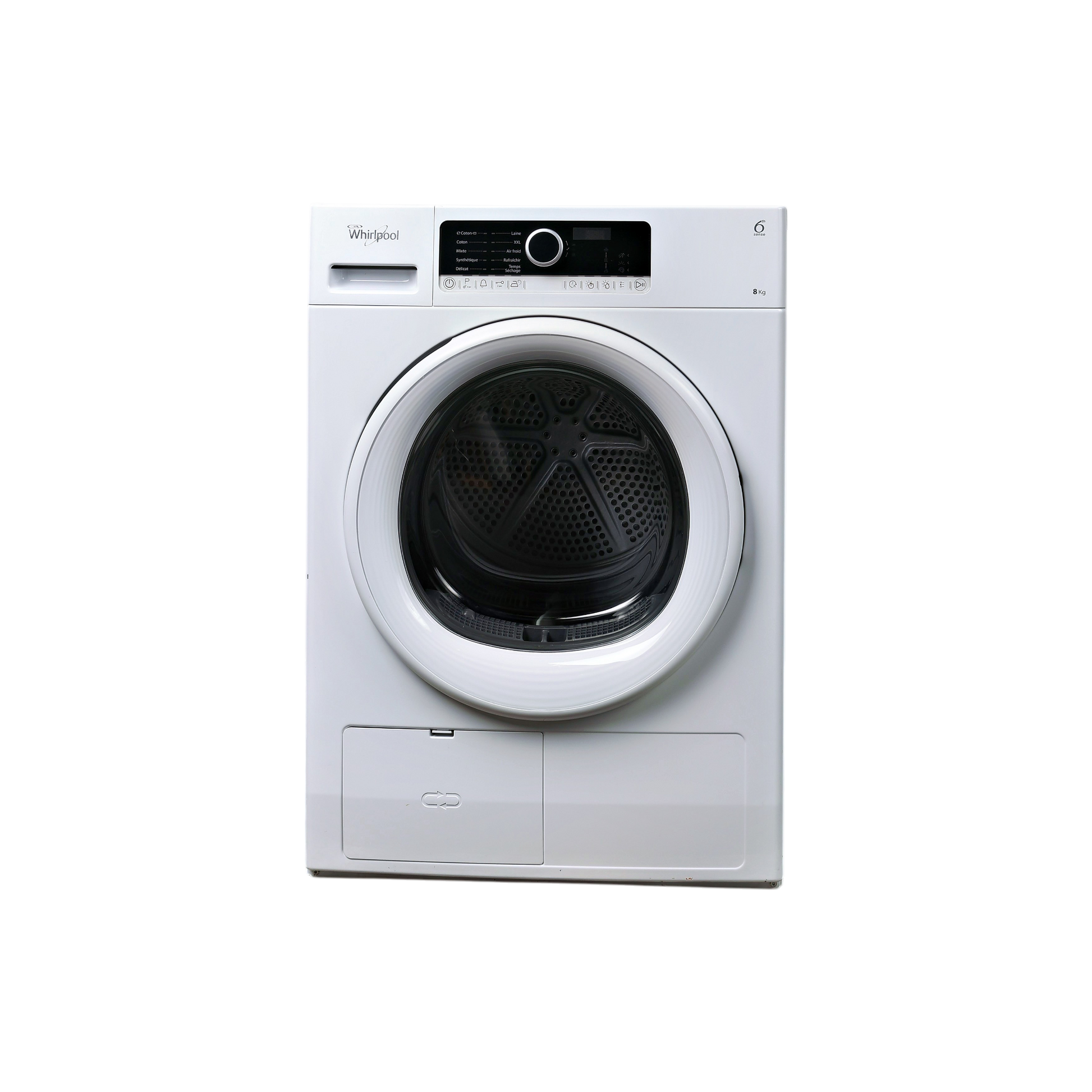 Seche-Linge Pompe À Chaleur 8 kg Reconditionné WHIRLPOOL HSCX 80313 : vue de face