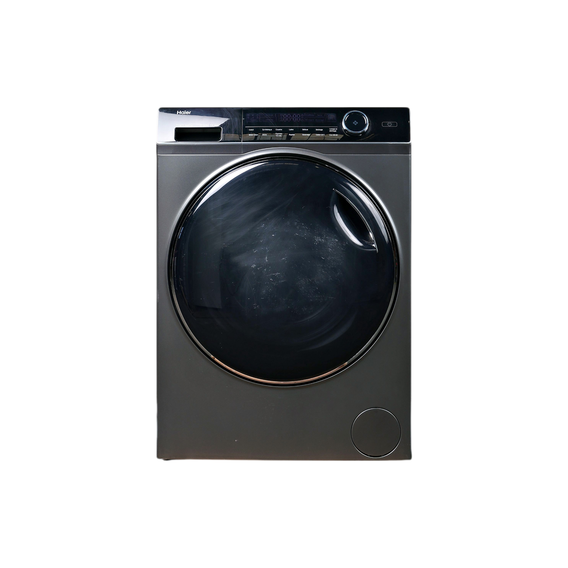Lave-Linge Sechant 8 kg Reconditionné HAIER HWD80-B14979S : vue de face