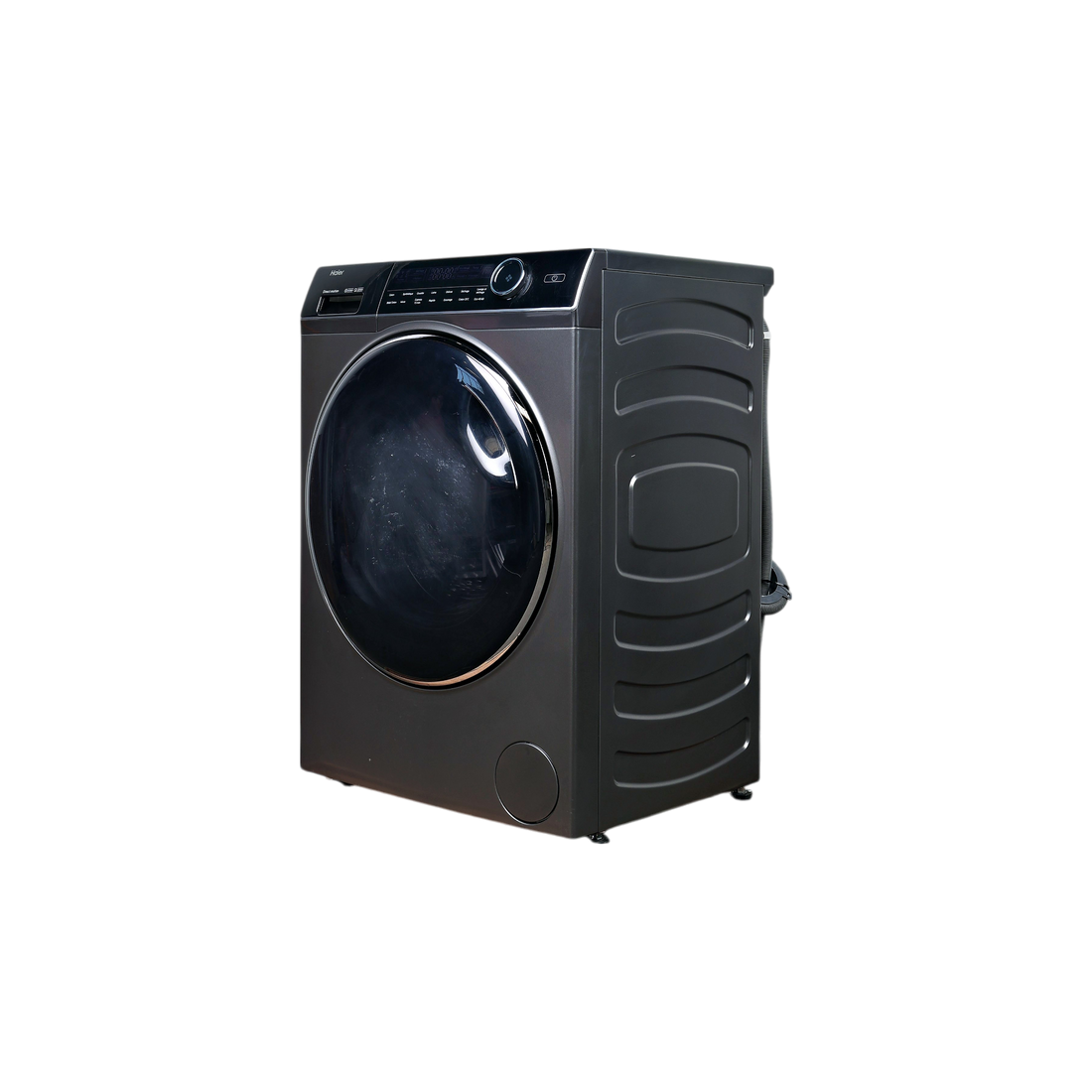 Lave-Linge Sechant 8 kg Reconditionné HAIER HWD80-B14979S : vue du côté gauche