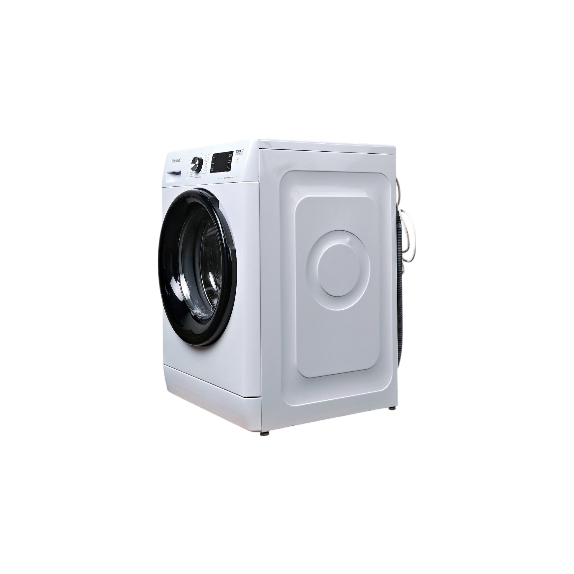 Lave-Linge Hublot 9 kg Reconditionné WHIRLPOOL FFBP9489BVFR : vue du côté gauche