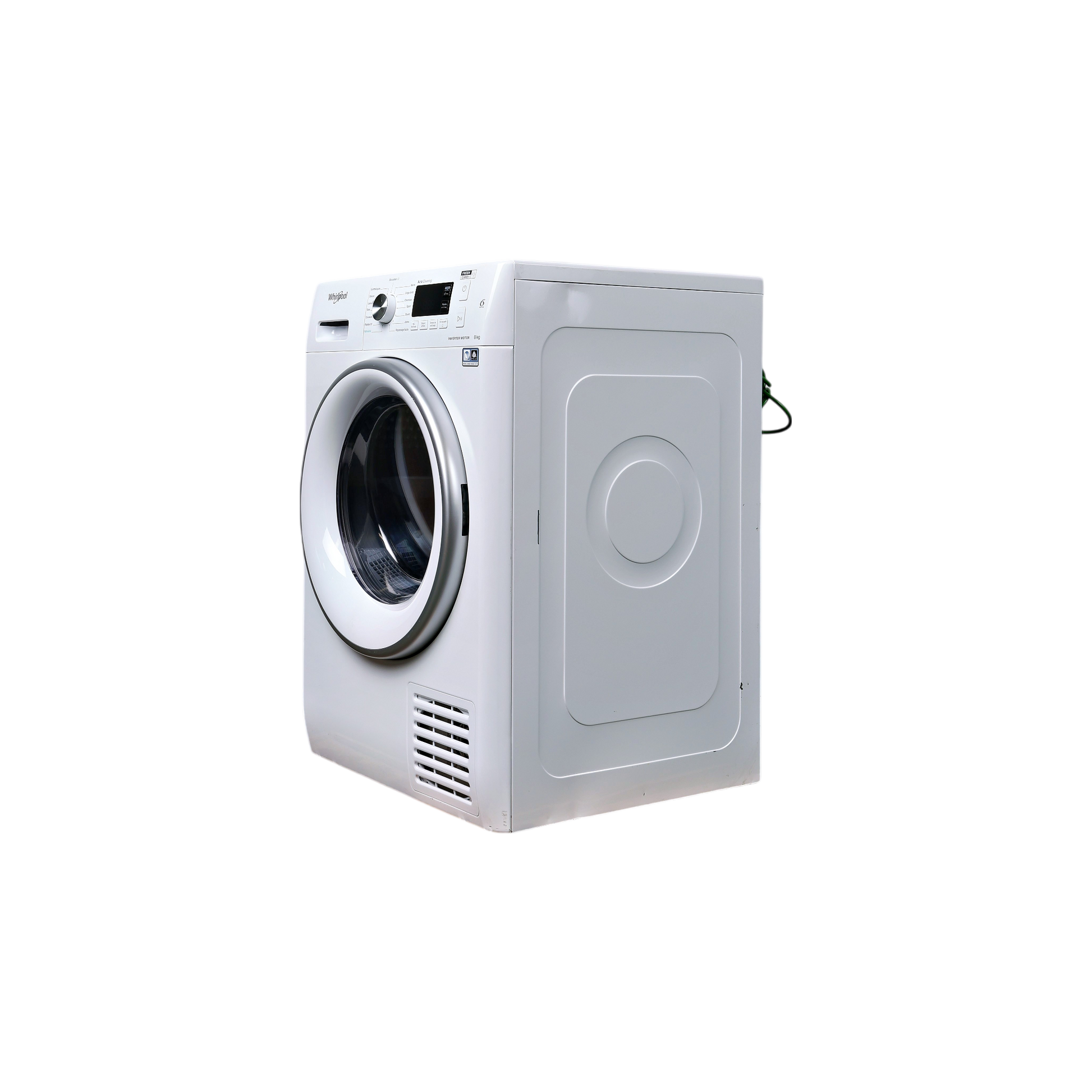 Seche-Linge Pompe À Chaleur 8 kg Reconditionné WHIRLPOOL FFTM118X2WSYFR : vue du côté gauche
