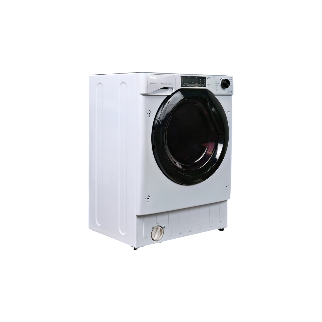 Lave-Linge Hublot 9 kg Reconditionné HAIER HW90B416FWB-FR : vue du côté droit