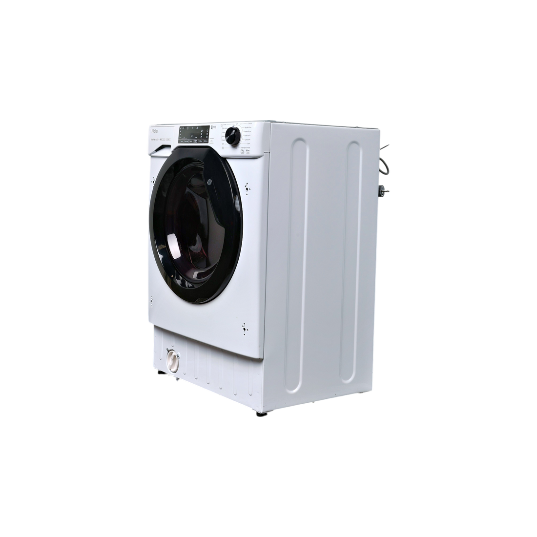 Lave-Linge Hublot 9 kg Reconditionné HAIER HW90B416FWB-FR : vue du côté gauche