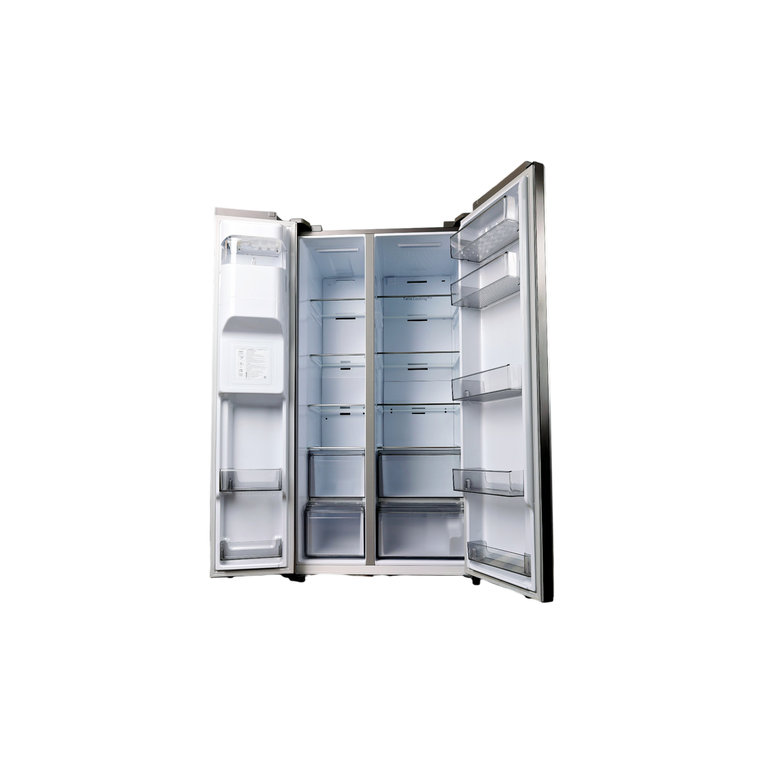 Réfrigérateur Américain 634 L Reconditionné SAMSUNG RS68CG882DS9 : vue de l'intérieur
