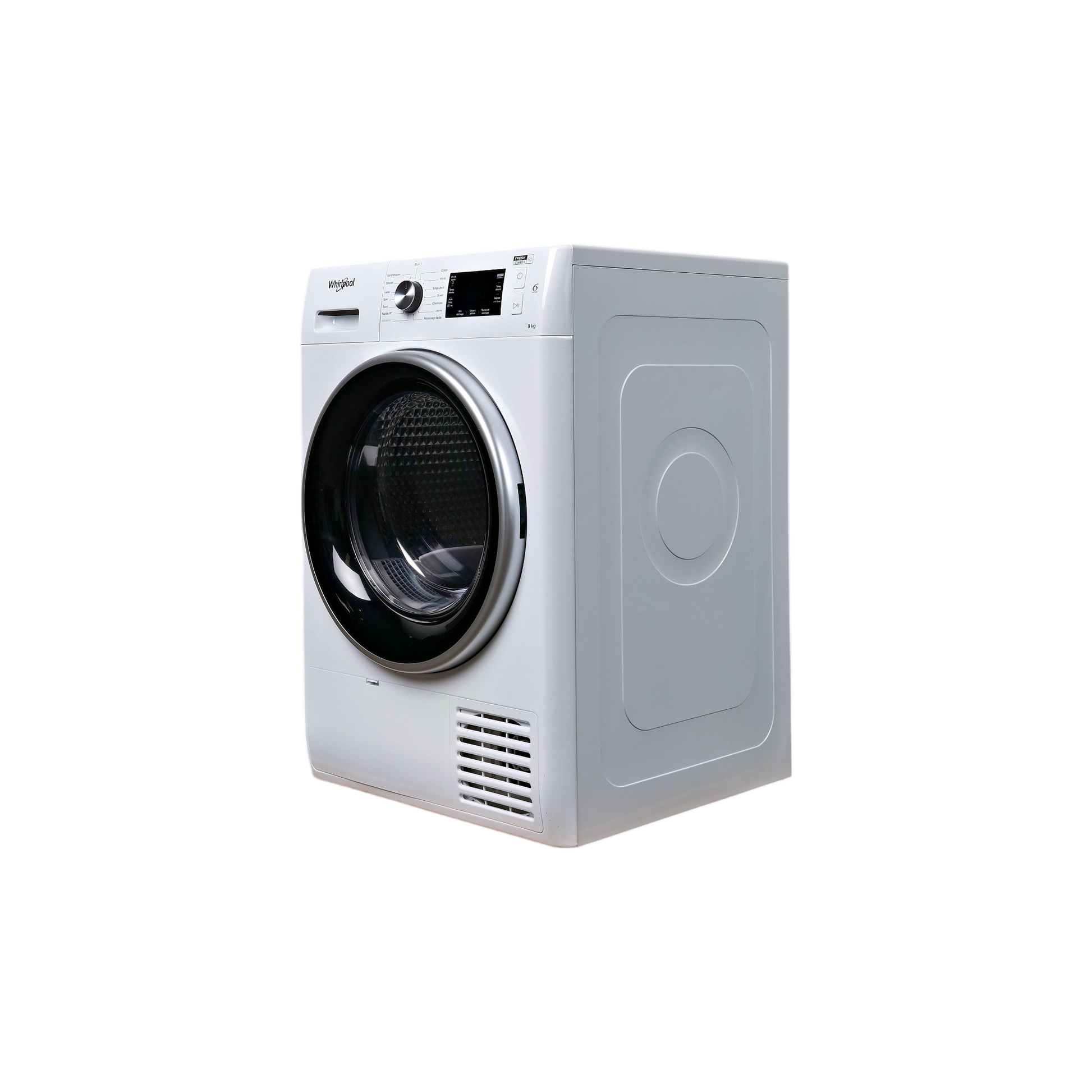 Seche-Linge Pompe À Chaleur 9 kg Reconditionné WHIRLPOOL FFTDNM229X2BSFR : vue du côté gauche