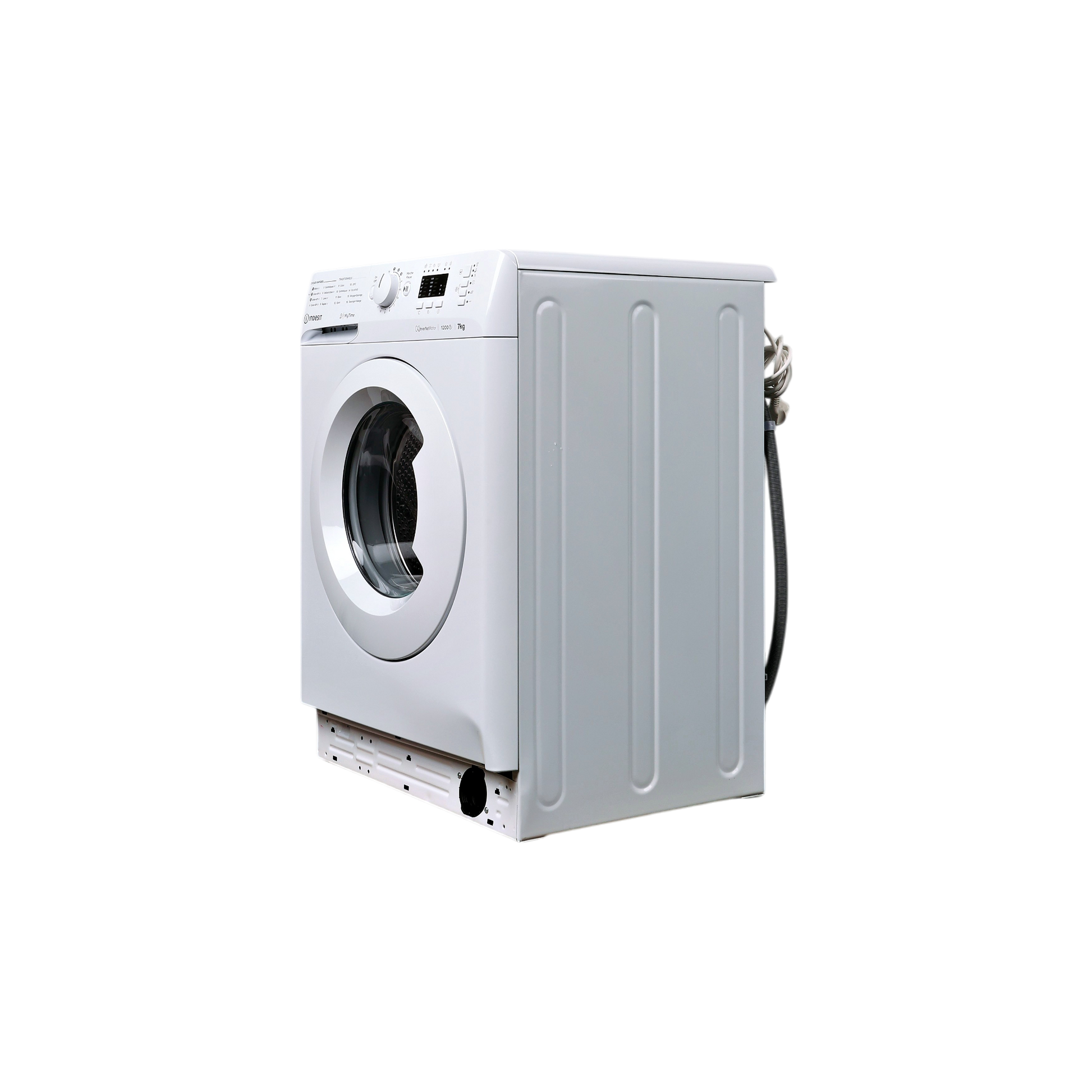 Lave-Linge Hublot 7 kg Reconditionné INDESIT MTWA71296WFR : vue du côté gauche