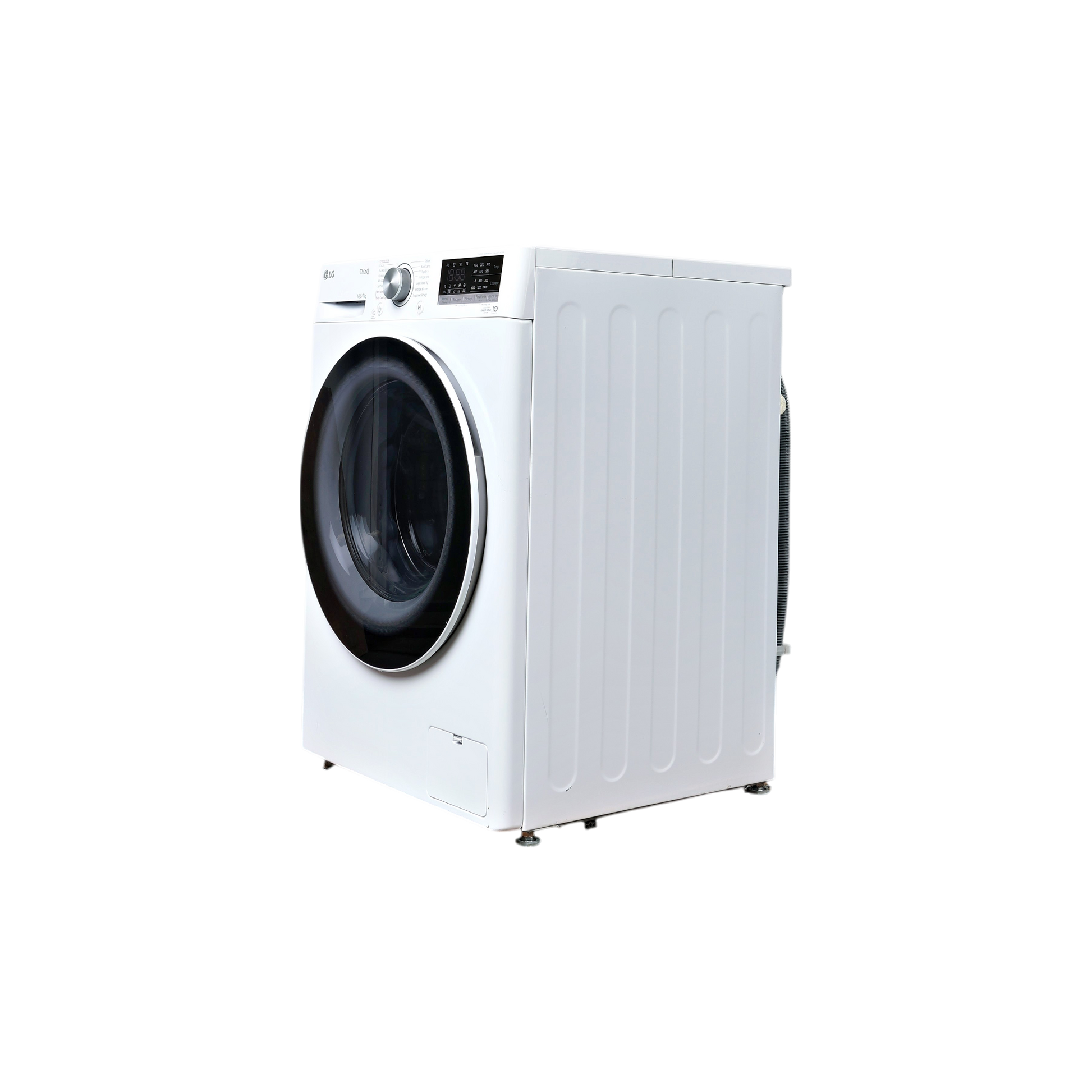 Lave-Linge Sechant 10.5 kg Reconditionné LG F174V40WRS : vue du côté gauche