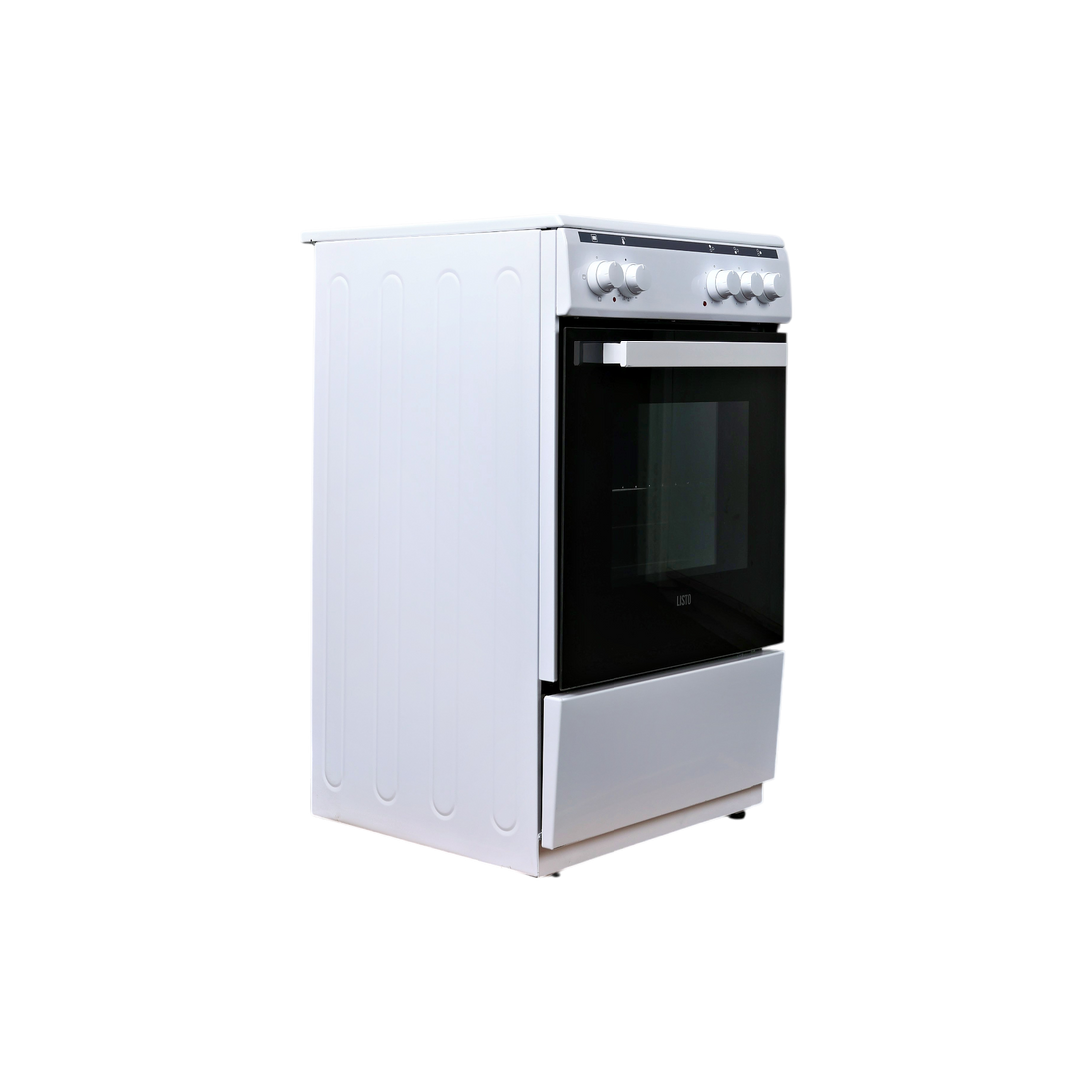 Cuisinière Vitrocéramique  Reconditionné LISTO CV5050L3B : vue du côté droit