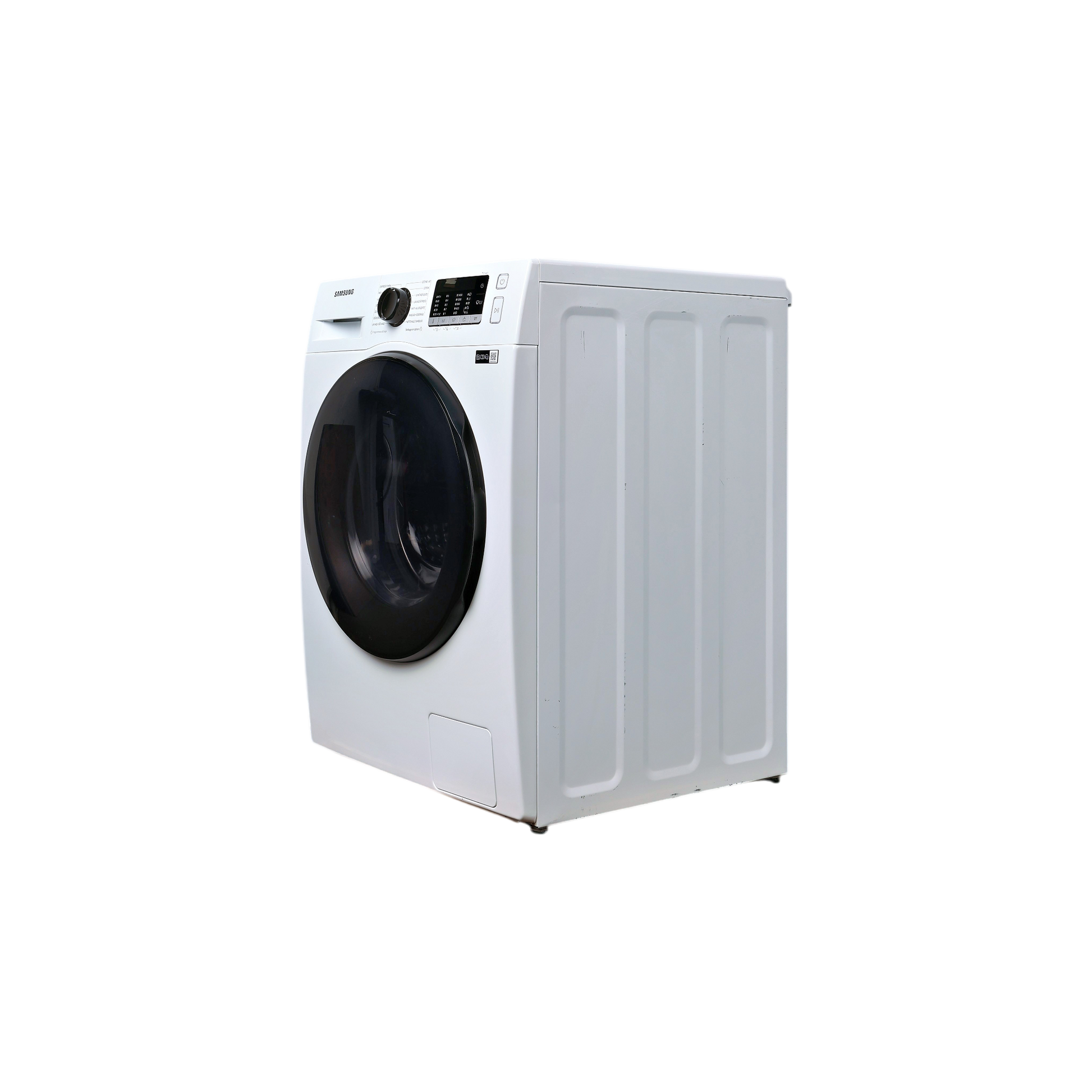 Lave-Linge Sechant 8 kg Reconditionné SAMSUNG WD80TA046BE : vue du côté gauche